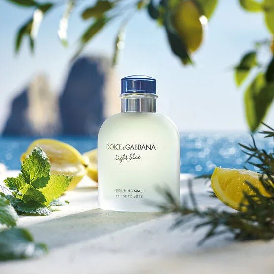 perfume dolce&gabbana light blue masculino eau de toilette 125ml - Leon Elegance
