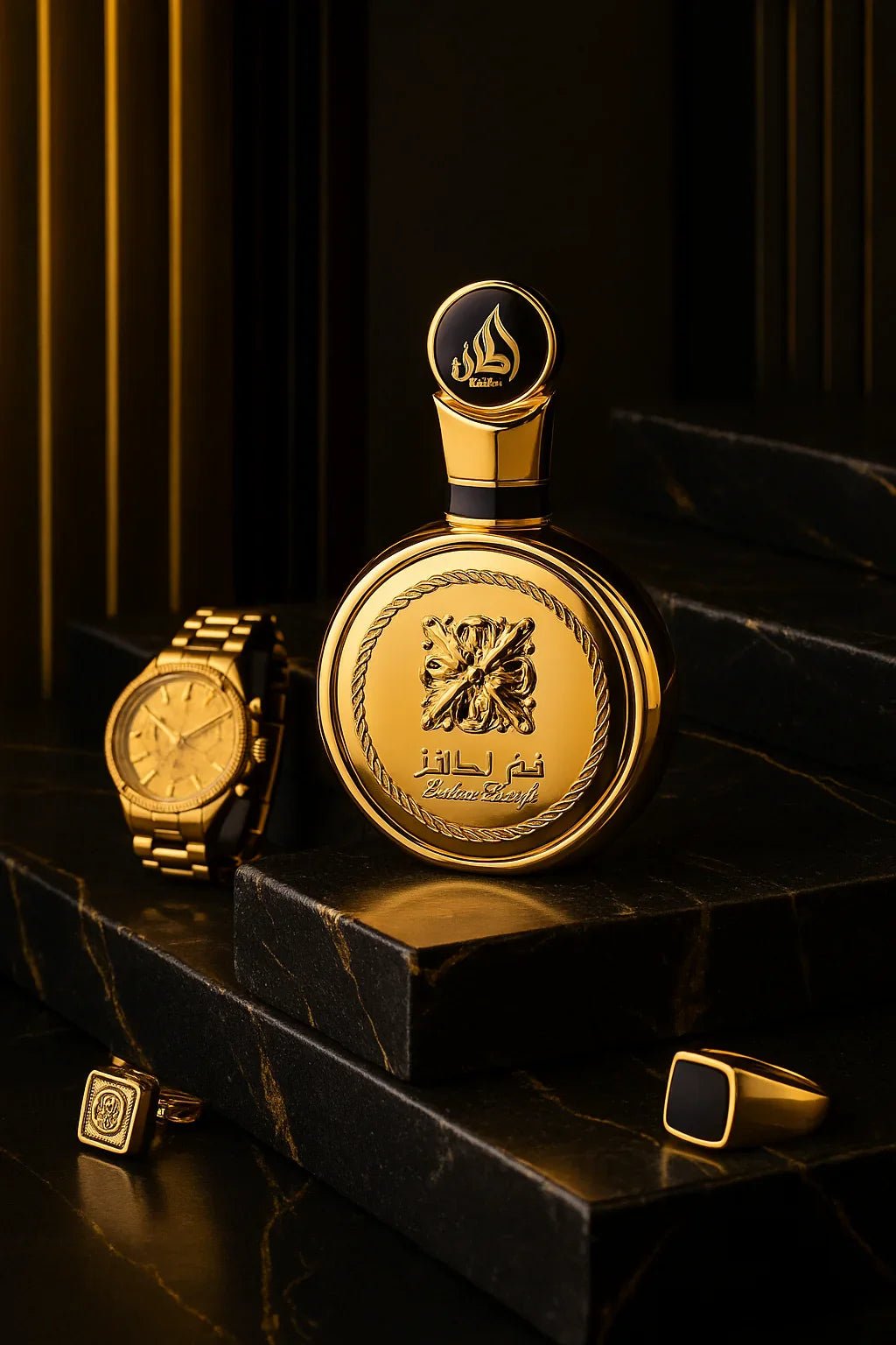 Perfume Fakhar Lattafa Gold Eau de Parfum Masculino 100ml - Leon Elegance