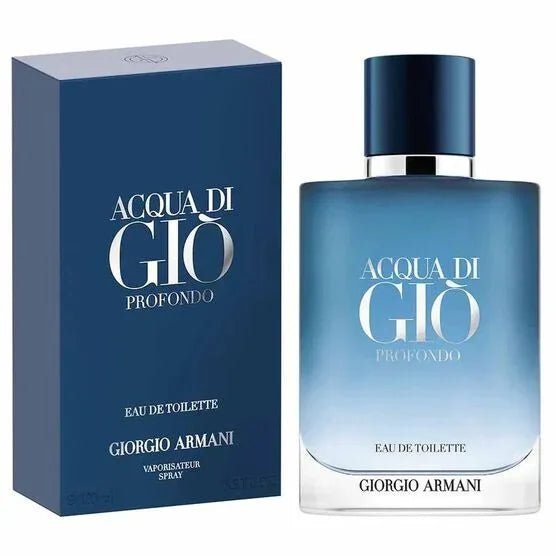 perfume giorgio armani acqua di giò profondo masculino eau de toilette 100ml - Leon Elegance