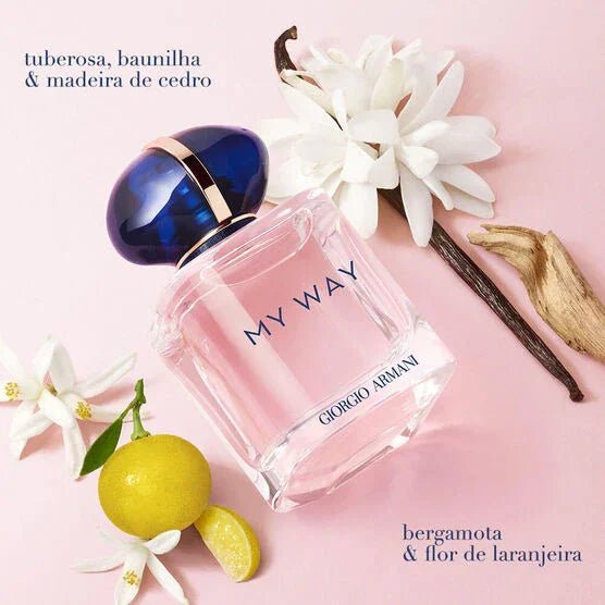 perfume giorgio armani my way feminino eau de parfum 90ml - Leon Elegance