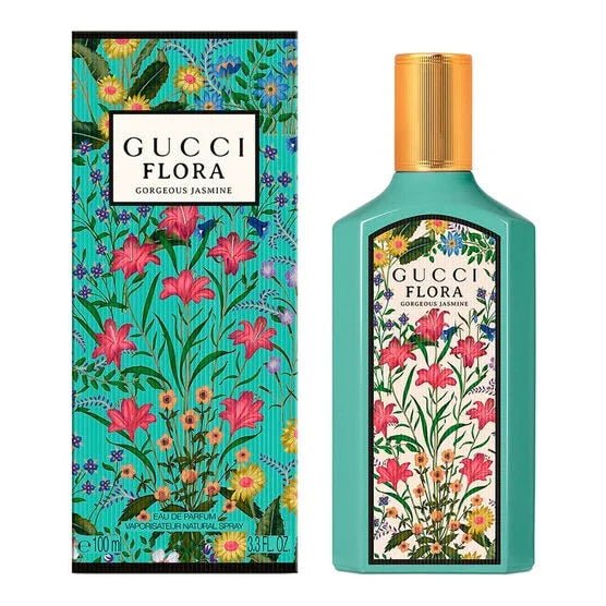 perfume gucci flora gorgeous jasmine feminino eau de parfum 100ml - Leon Elegance