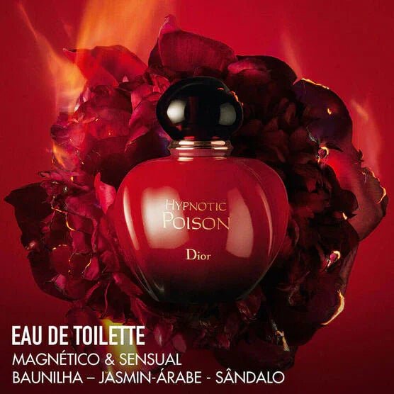 perfume hypnotic poison dior feminino eau de toilette 100ml - Leon Elegance
