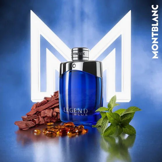 perfume montblanc legend blue masculino eau de parfum 100ml - Leon Elegance