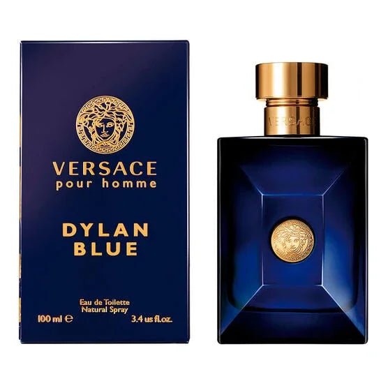 perfume versace dylan blue masculino eau de toilette 100ml - Leon Elegance