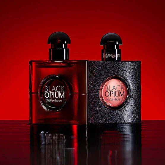 perfume yves saint laurent black opium over red feminino eau de parfum 90ml - Leon Elegance
