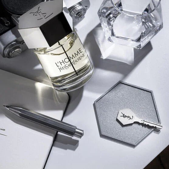 perfume yves saint laurent l'homme masculino eau de toilette 100ML - Leon Elegance