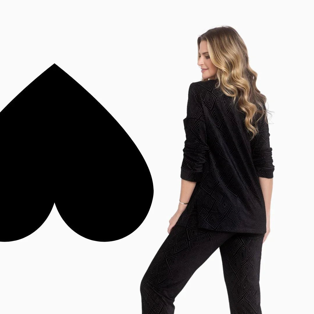 Pijama Longo Devorê Leon - Leon Elegance