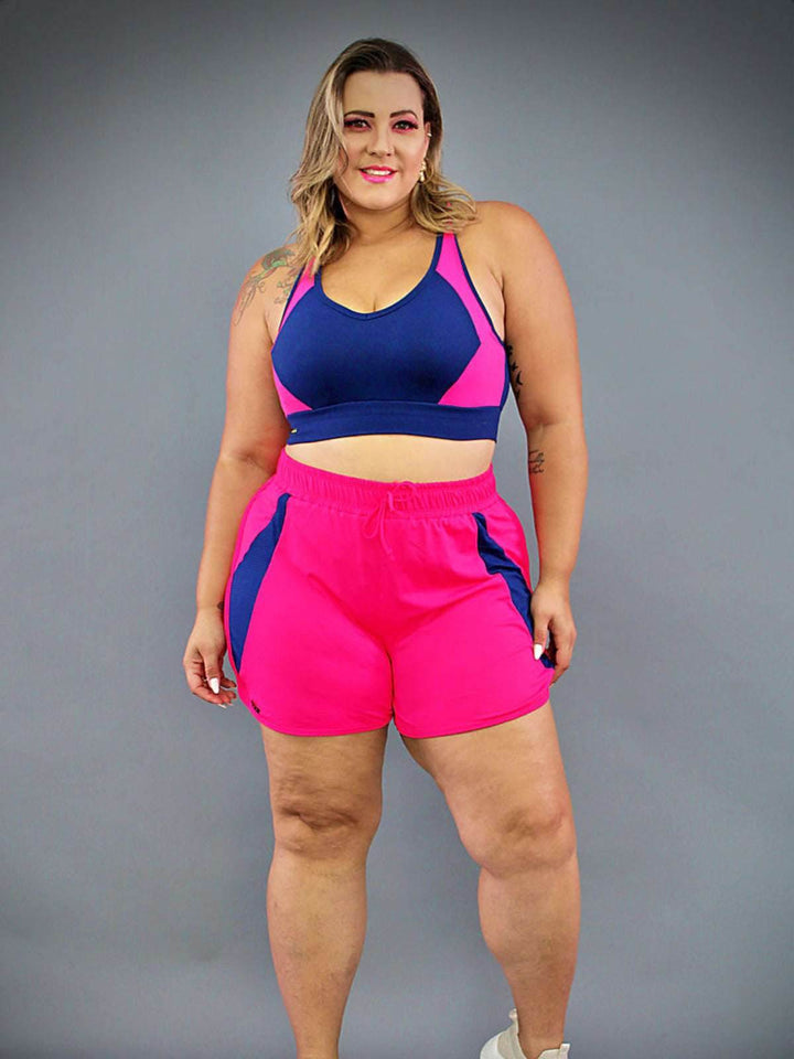 Short Lusira Esportivo Plus Size Leon - Leon Elegance