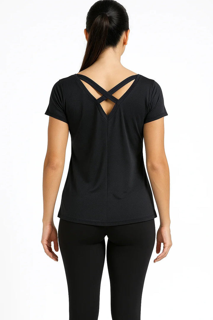 Produto: Blusa Feminina K2B Gola V - Leon Elegance