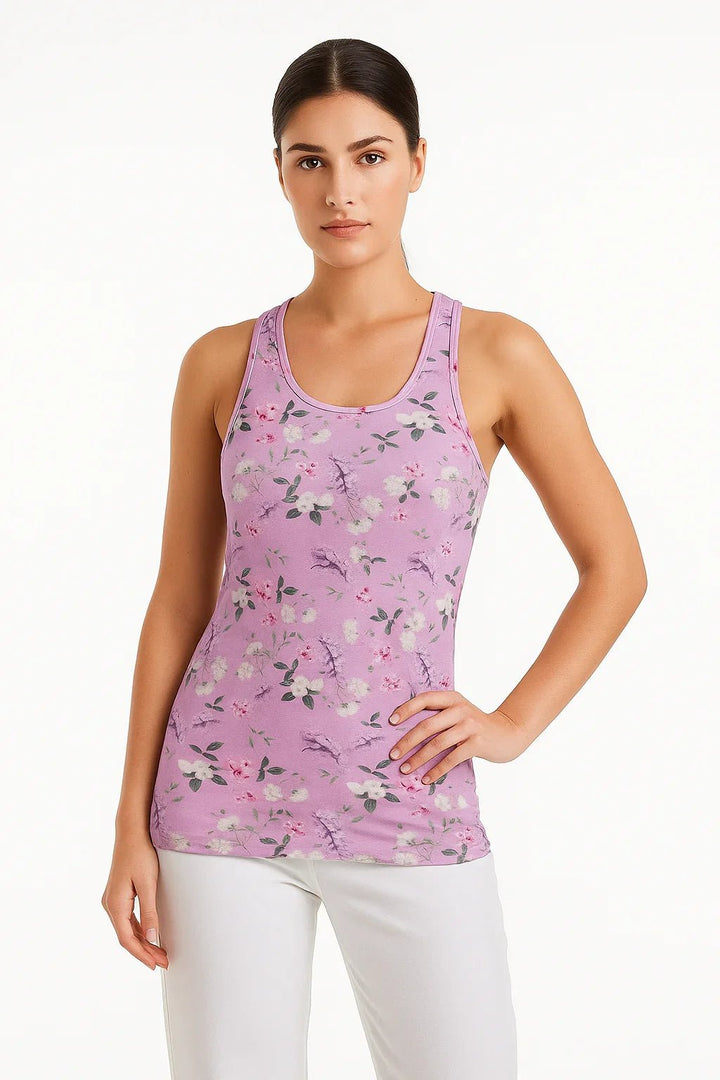 Regata Feminina K2B Estampada Floral - Leon Elegance