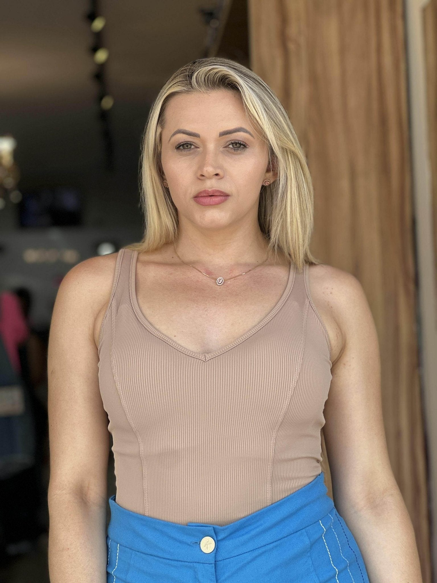 Regata Naliene Canelada Com Bojo Leon - Leon Elegance