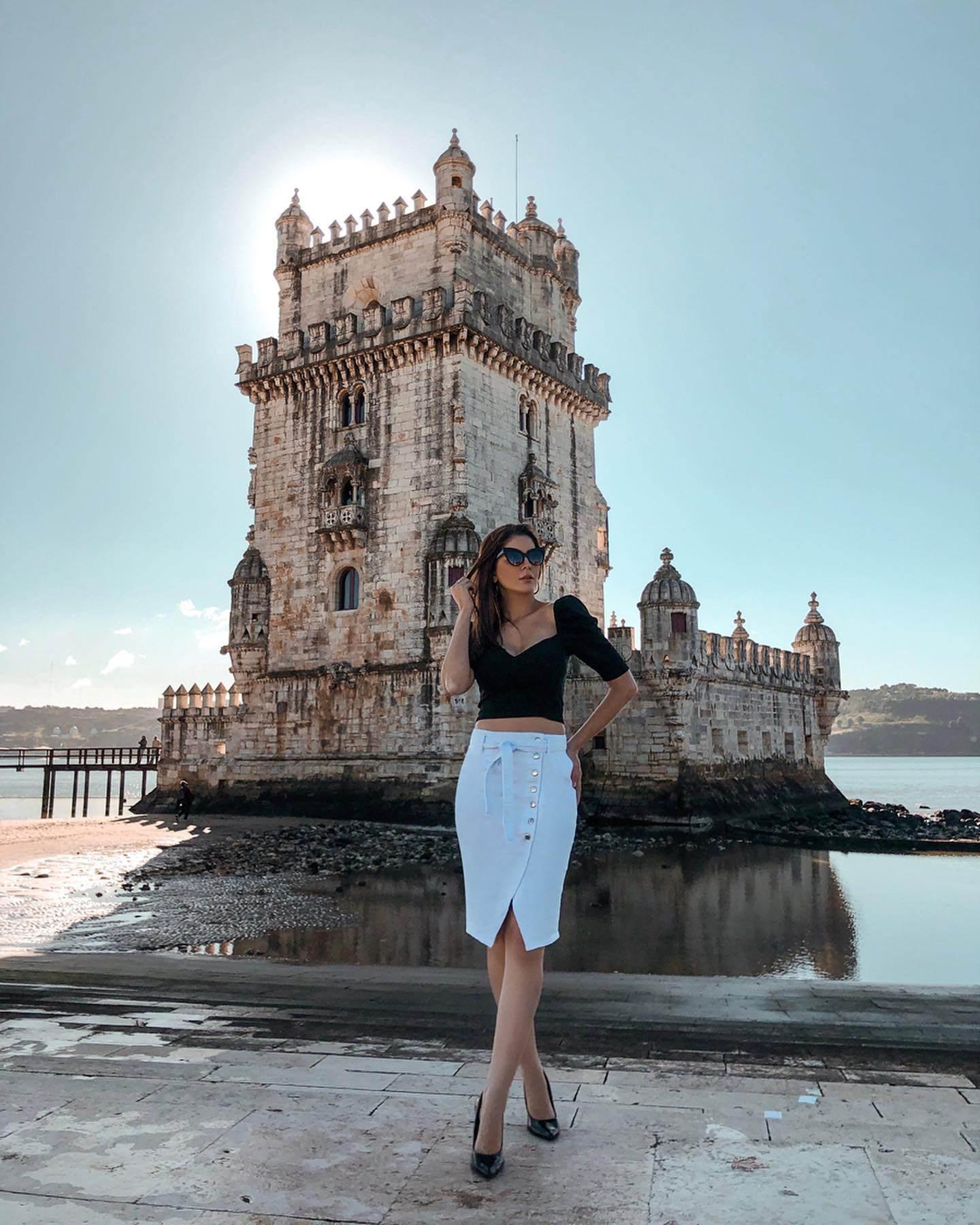 Saia Midi Com Amarração sawary - Leon Elegance