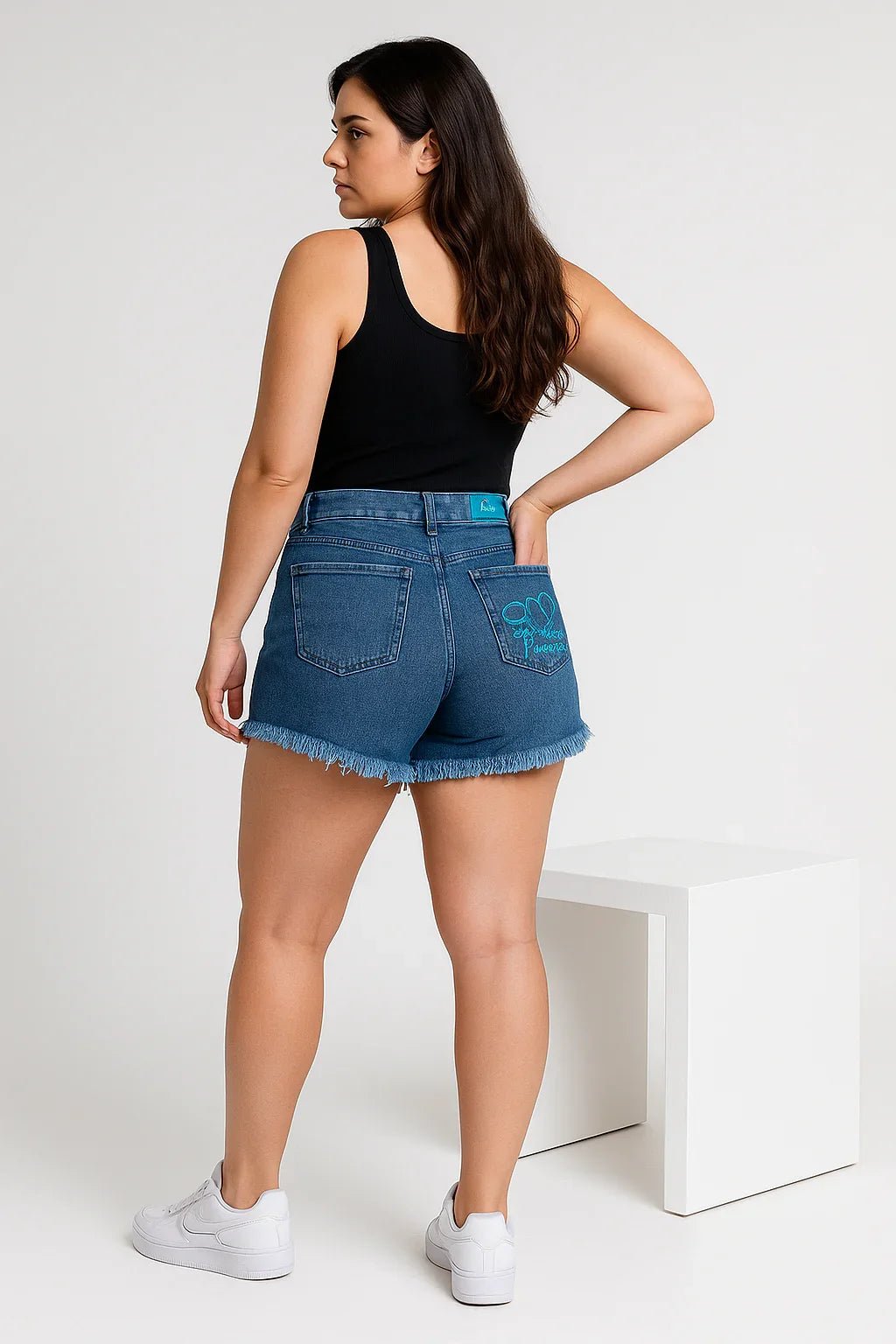 Shorts Destroyed Jeans Light Leon - Leon Elegance