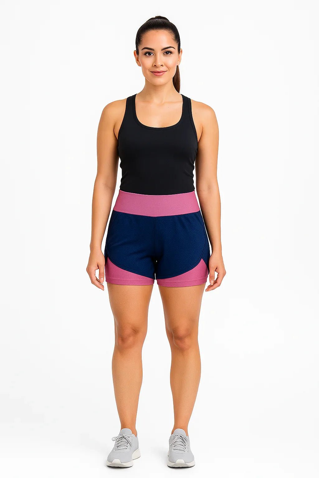 Shorts Duplo Fitness Feminino K2B - Leon Elegance