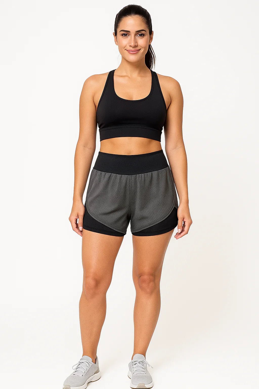 Shorts Duplo Fitness Feminino K2B - Leon Elegance