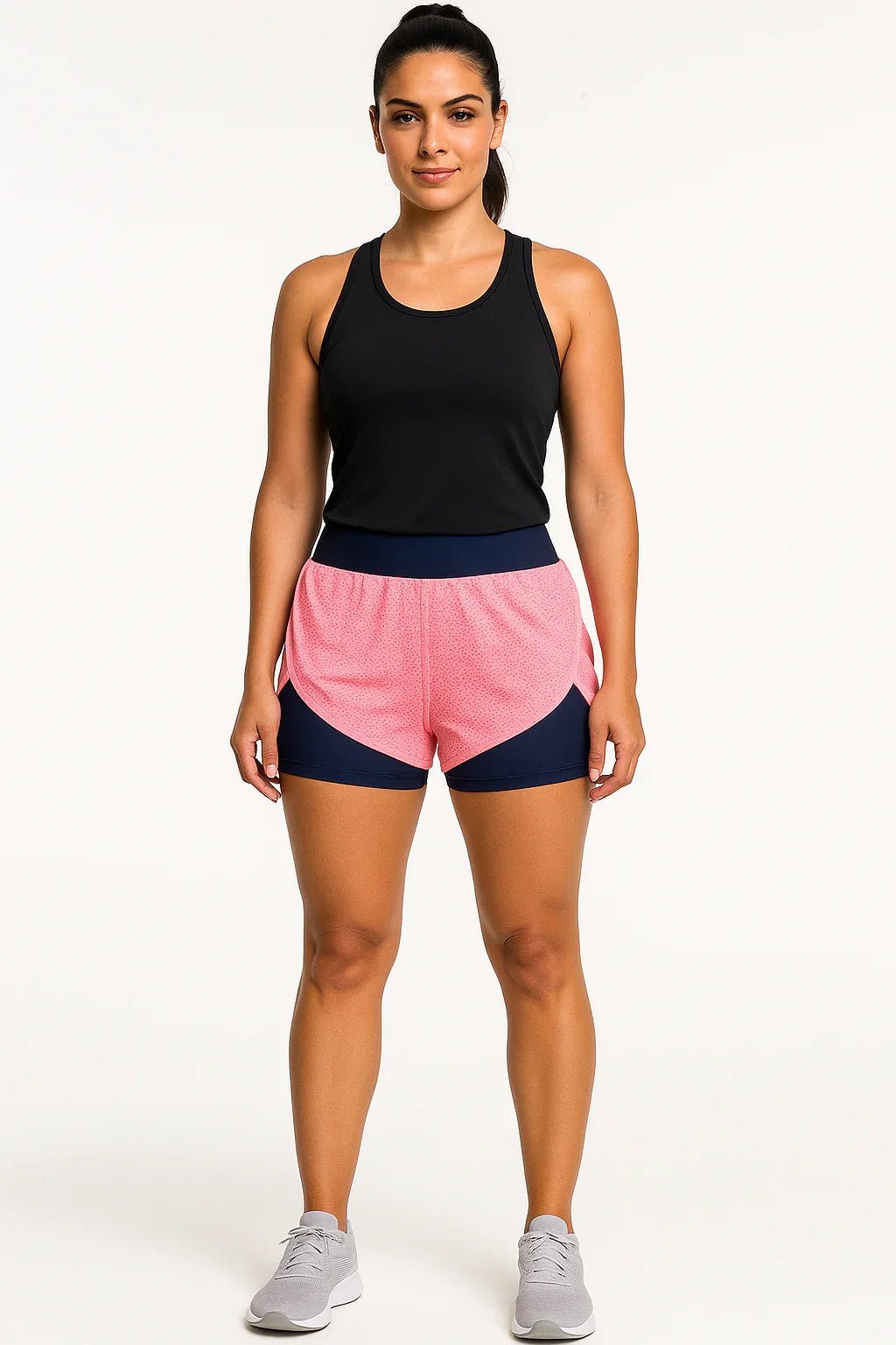 Shorts Duplo Fitness Feminino K2B - Leon Elegance