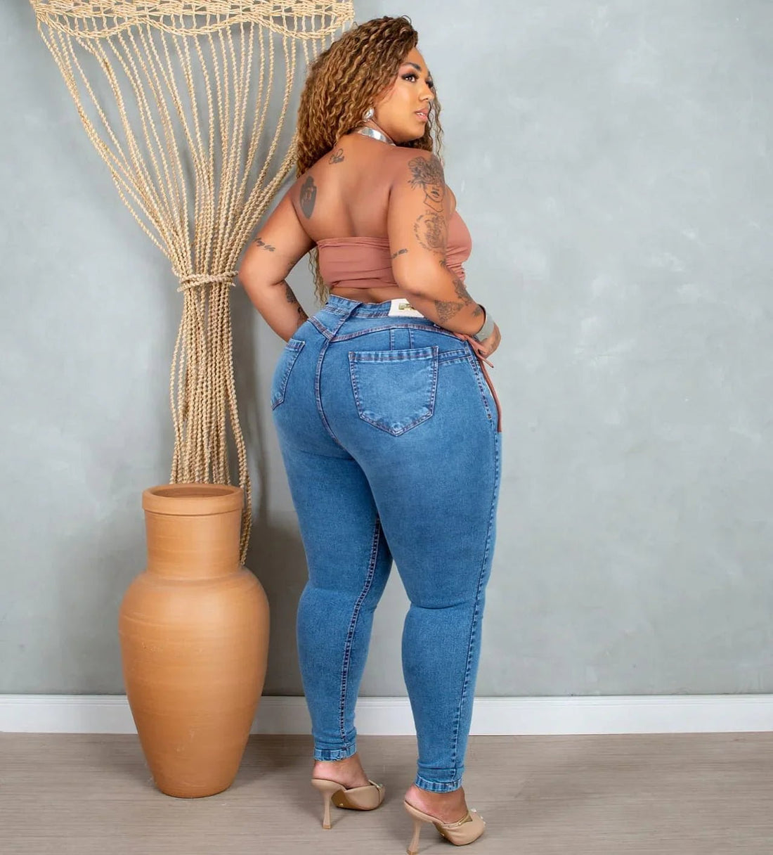 Top Faixa Tomara que Caia Plus Size Fofofinha - Leon Elegance