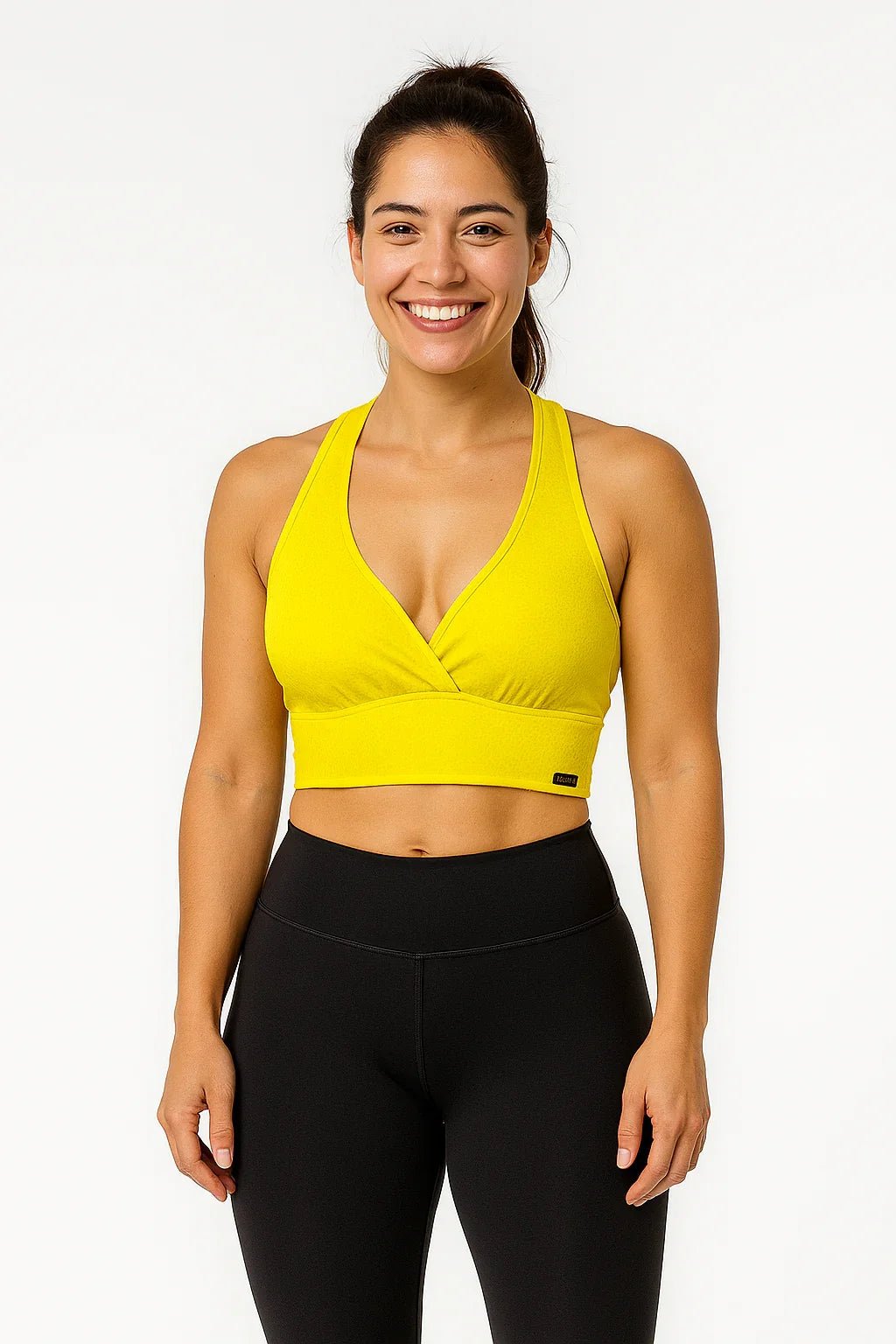 Top Fitness Feminino K2B Amarelo - Leon Elegance