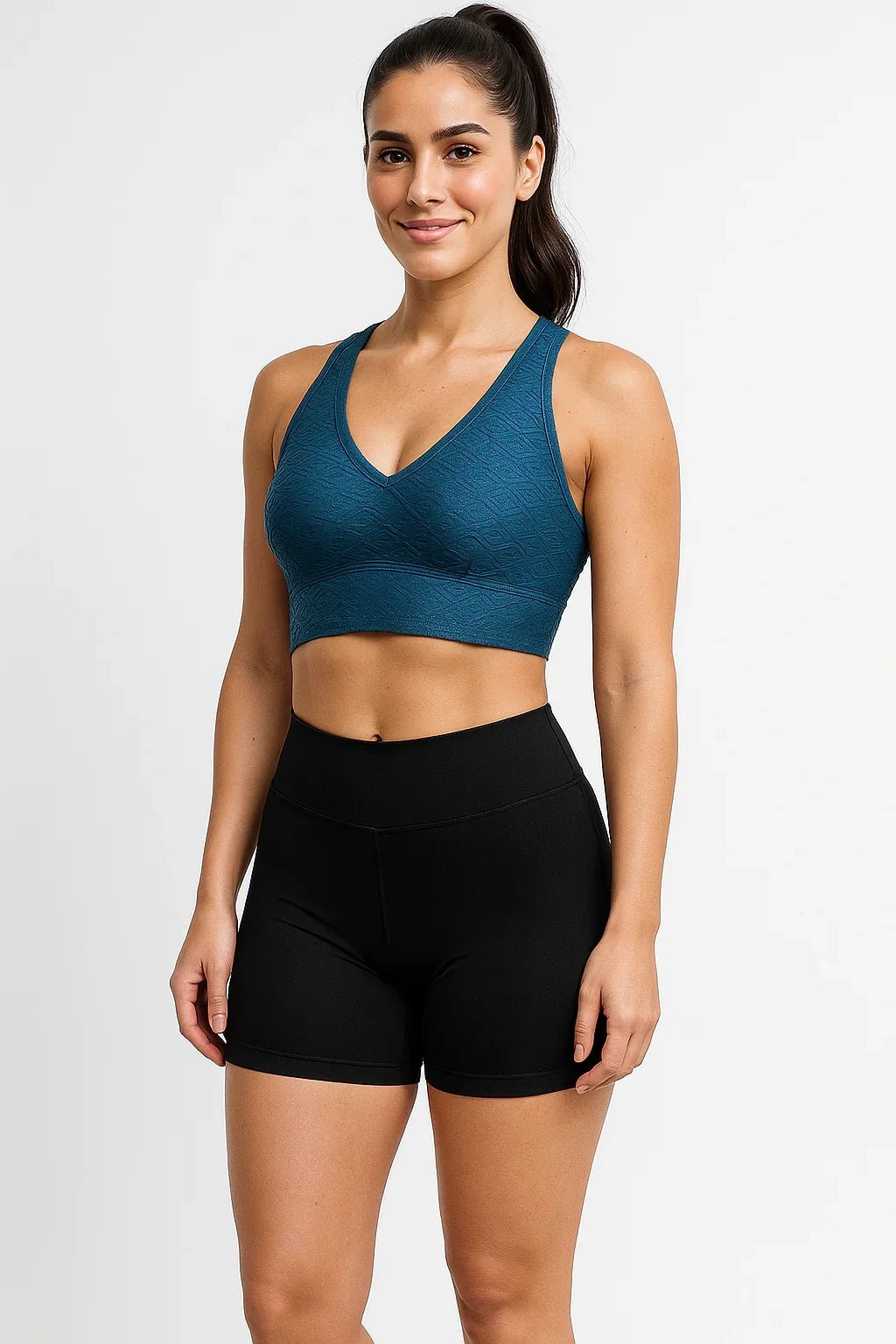 Top Fitness Feminino K2B Texturizado - Leon Elegance
