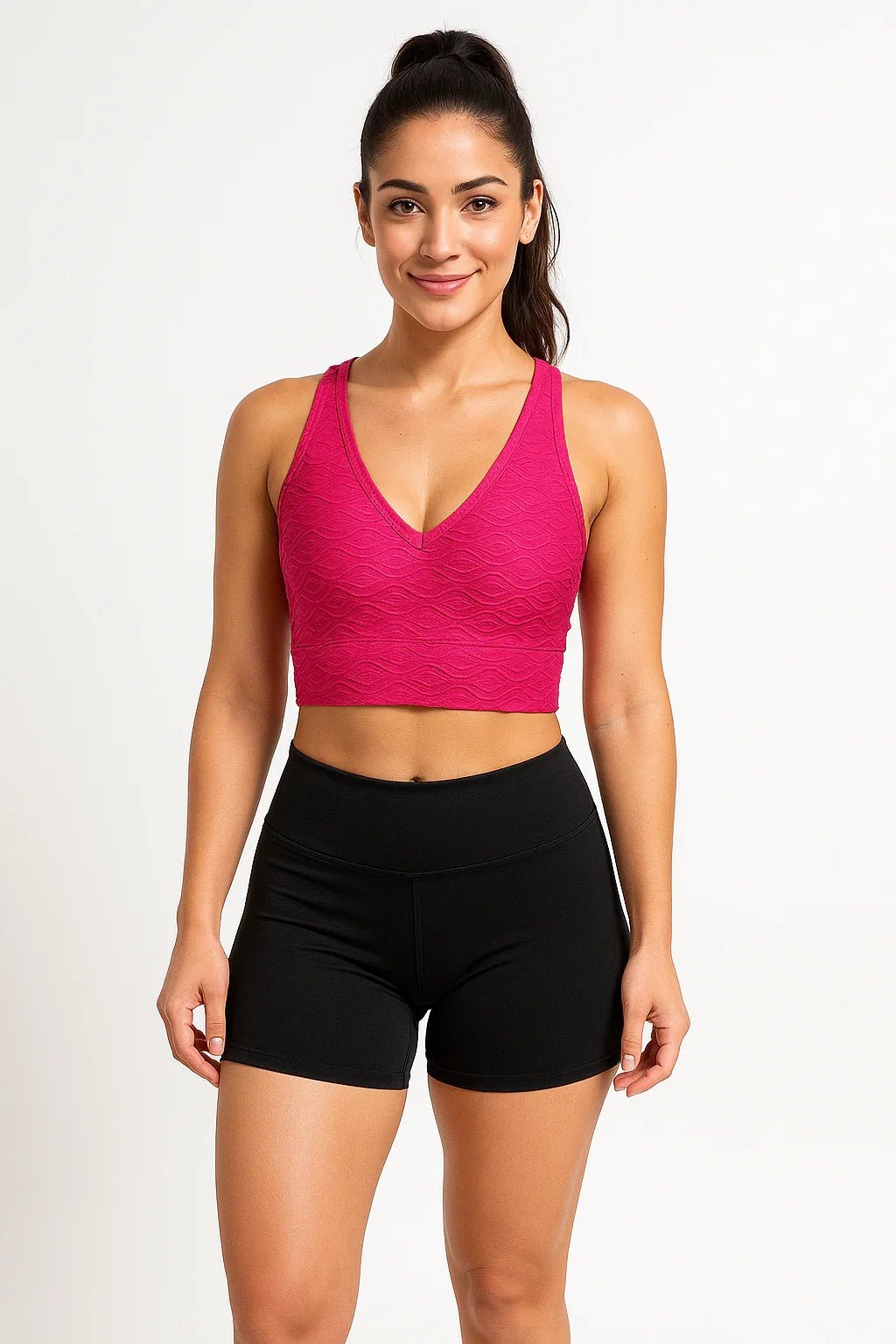 Top Fitness Feminino K2B Texturizado - Leon Elegance