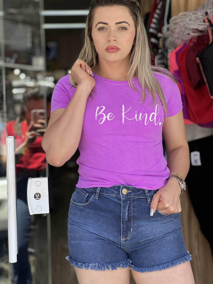 Tshirt Femme Be Kind Leon - Leon Elegance