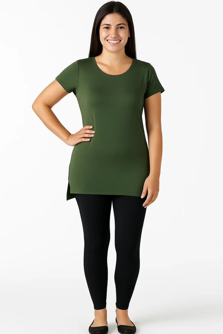 Veste Leg K2B Feminina Alongada Manga Curta - Leon Elegance