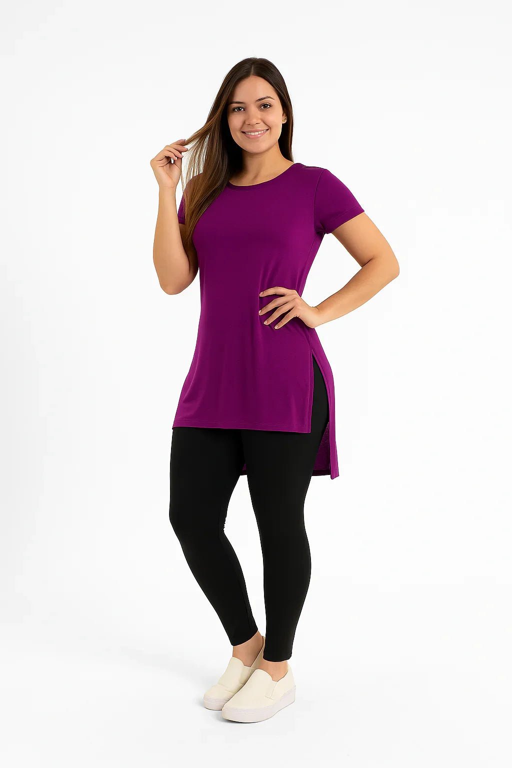 Veste Leg K2B Feminina Alongada Manga Curta - Leon Elegance