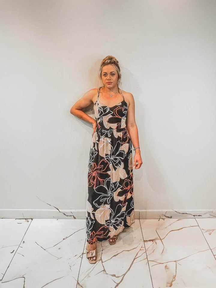 Vestido Longo Naniali Com Fenda Lateral Leon - Leon Elegance